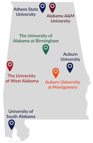 Alabama program map