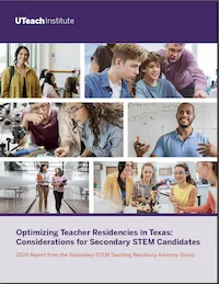 Teacher Residency Report cover Teacher Residency Report cover