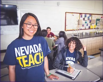 NevadaTeach student