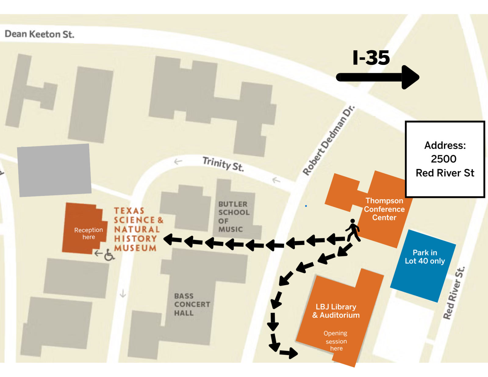 map to venues